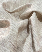 Melange Reddish Pattern Print- Dyed Premium Linen Fabric CNC-B/G-NTHL-NL03599