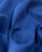 Royal Blue Self Stripes- Dyed Premium Linen Fabric CNC-B/G-KLG-00263(NEW)