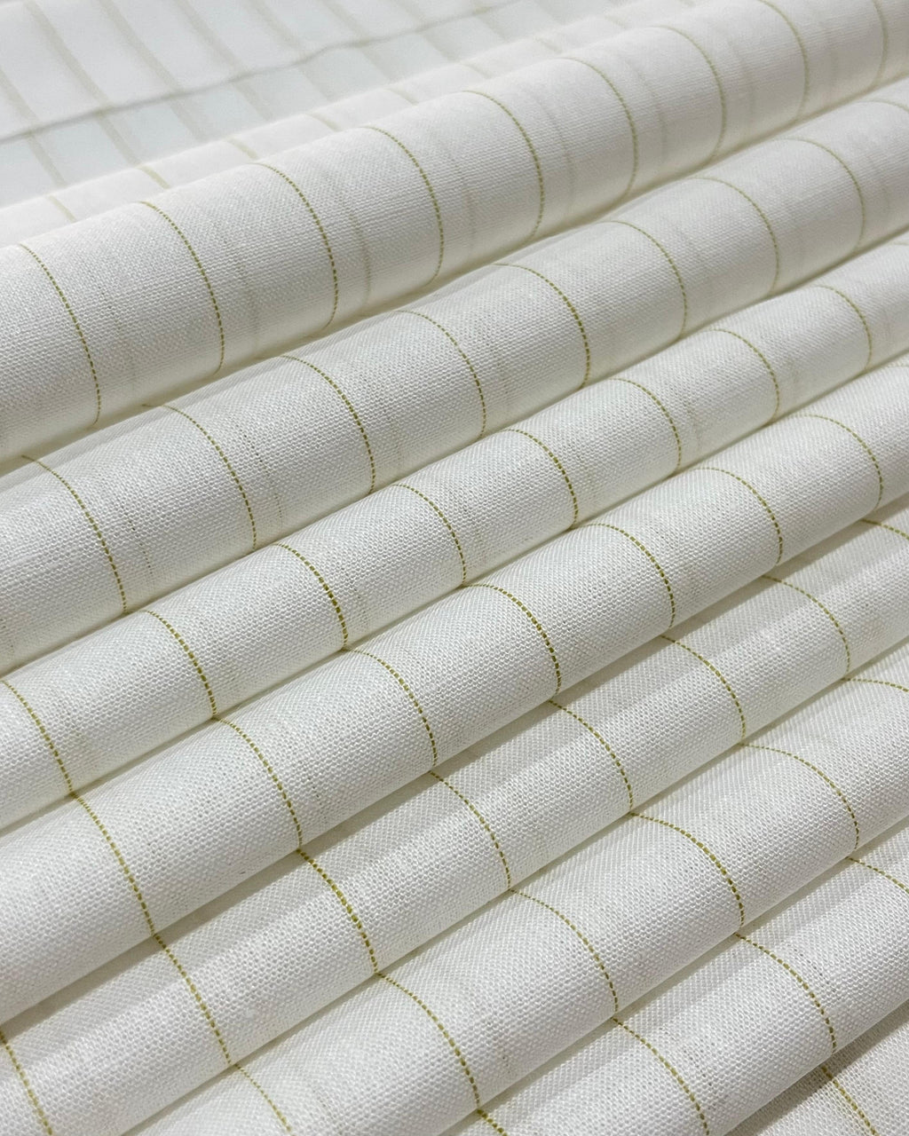 White/Light Green - Korean Linen Fabric BC-BRN-KL-121042(NEW)