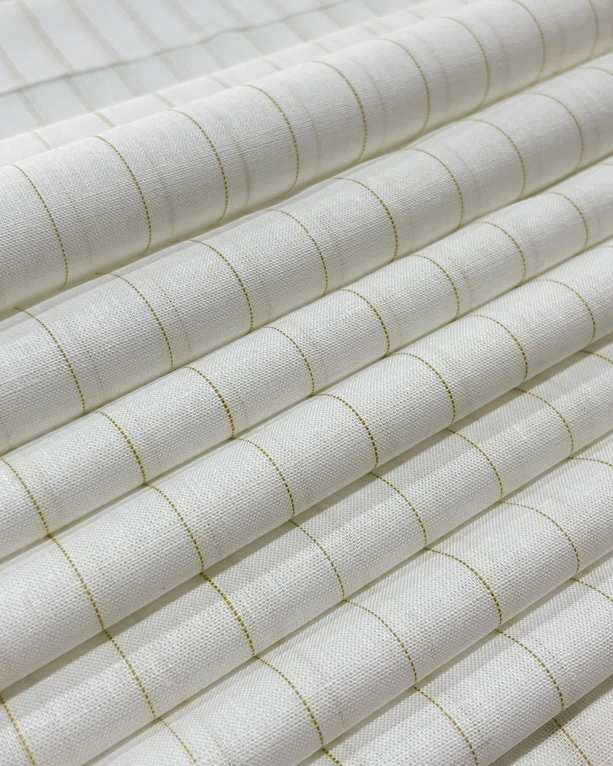White/Light Green - Korean Linen Fabric BC-BRN-KL-121042(NEW)
