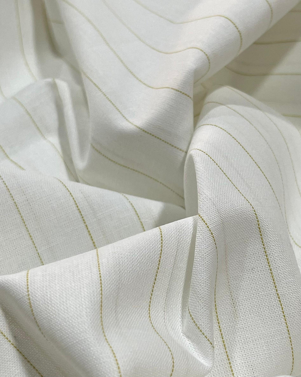 White/Light Green - Korean Linen Fabric BC-BRN-KL-121042(NEW)