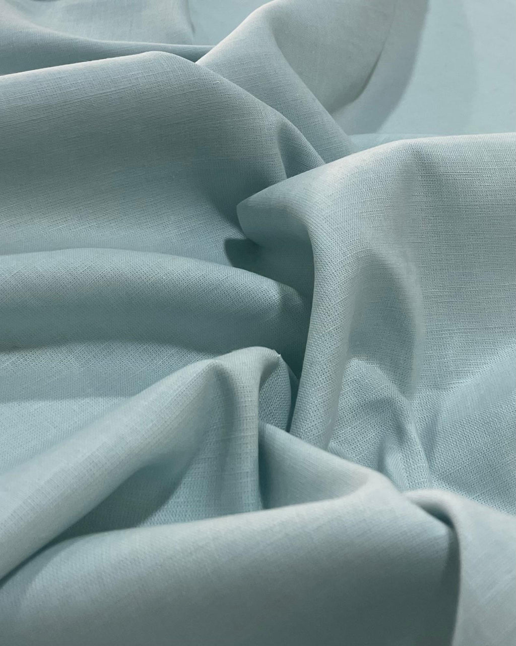 Light Blue Solid Korean Linen Fabric BC-SN-KL-110132(NEW)
