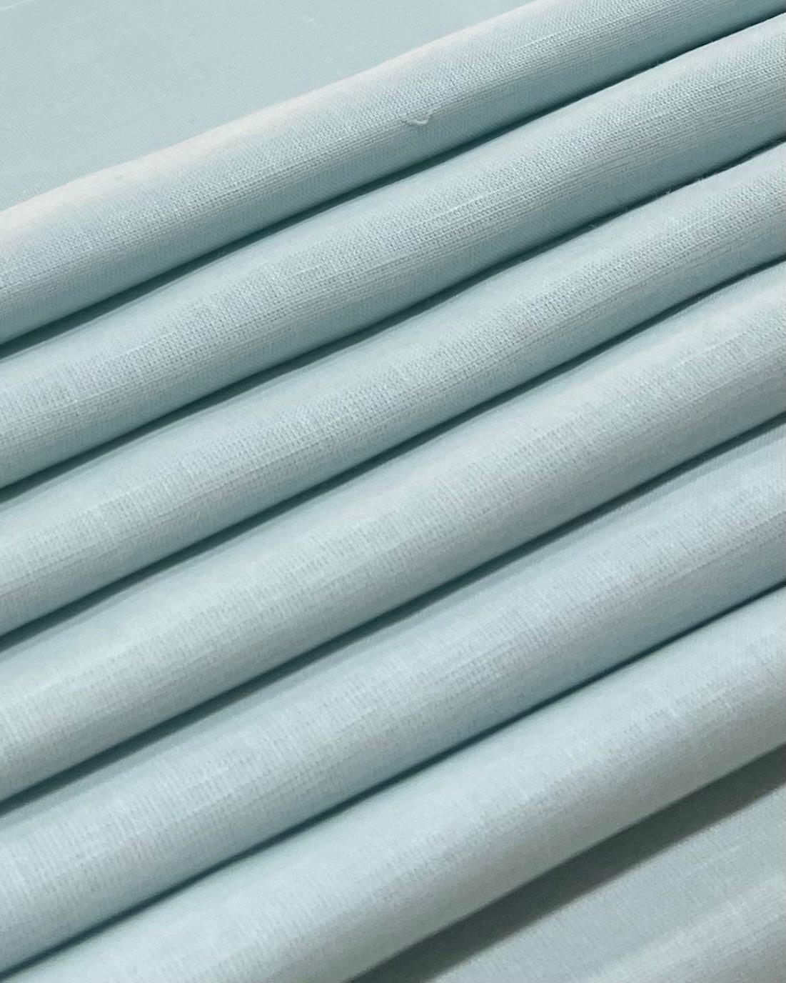 Light Blue Solid Korean Linen Fabric BC-SN-KL-110132(NEW)